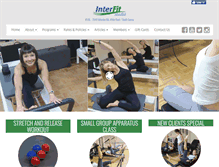 Tablet Screenshot of interfitstudio.com